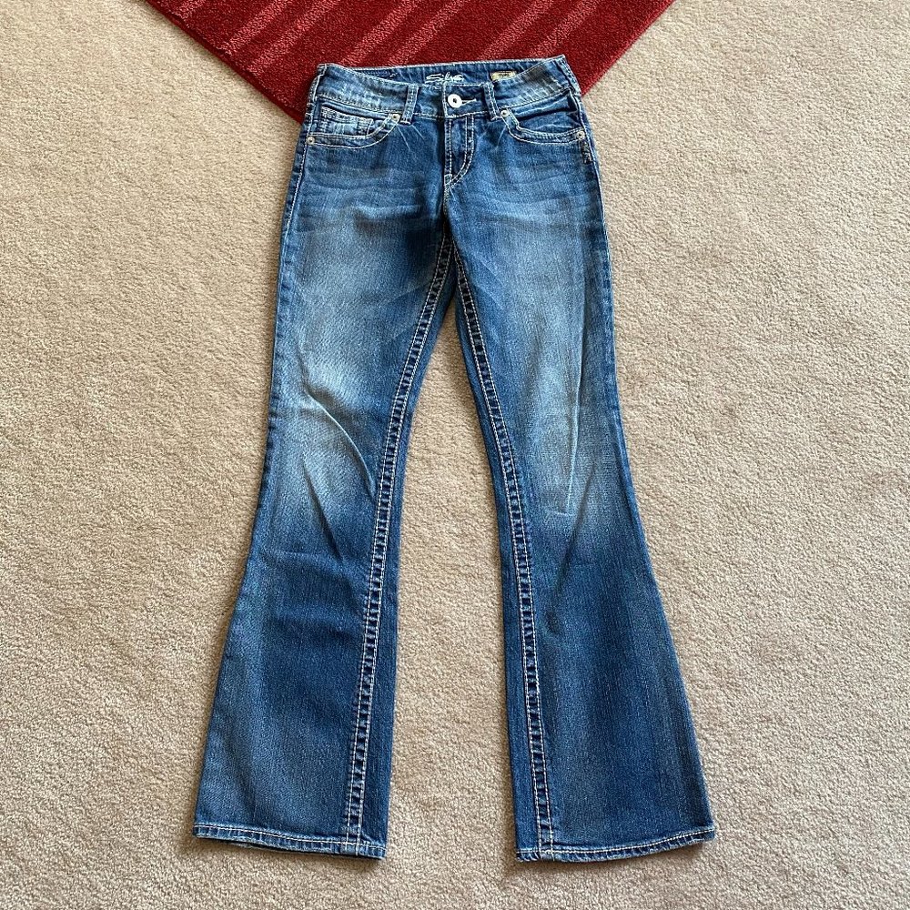 Silver Suki W26 / L32 Bootcut Denim Jeans